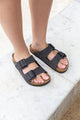 mumka-Calzado-mujer-Sandalias Correa Negro Textura